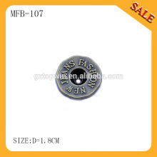 MFB107 Großhandel High-End-Qualität benutzerdefinierte gedruckte Druckknopf für Jeans / Jacken
